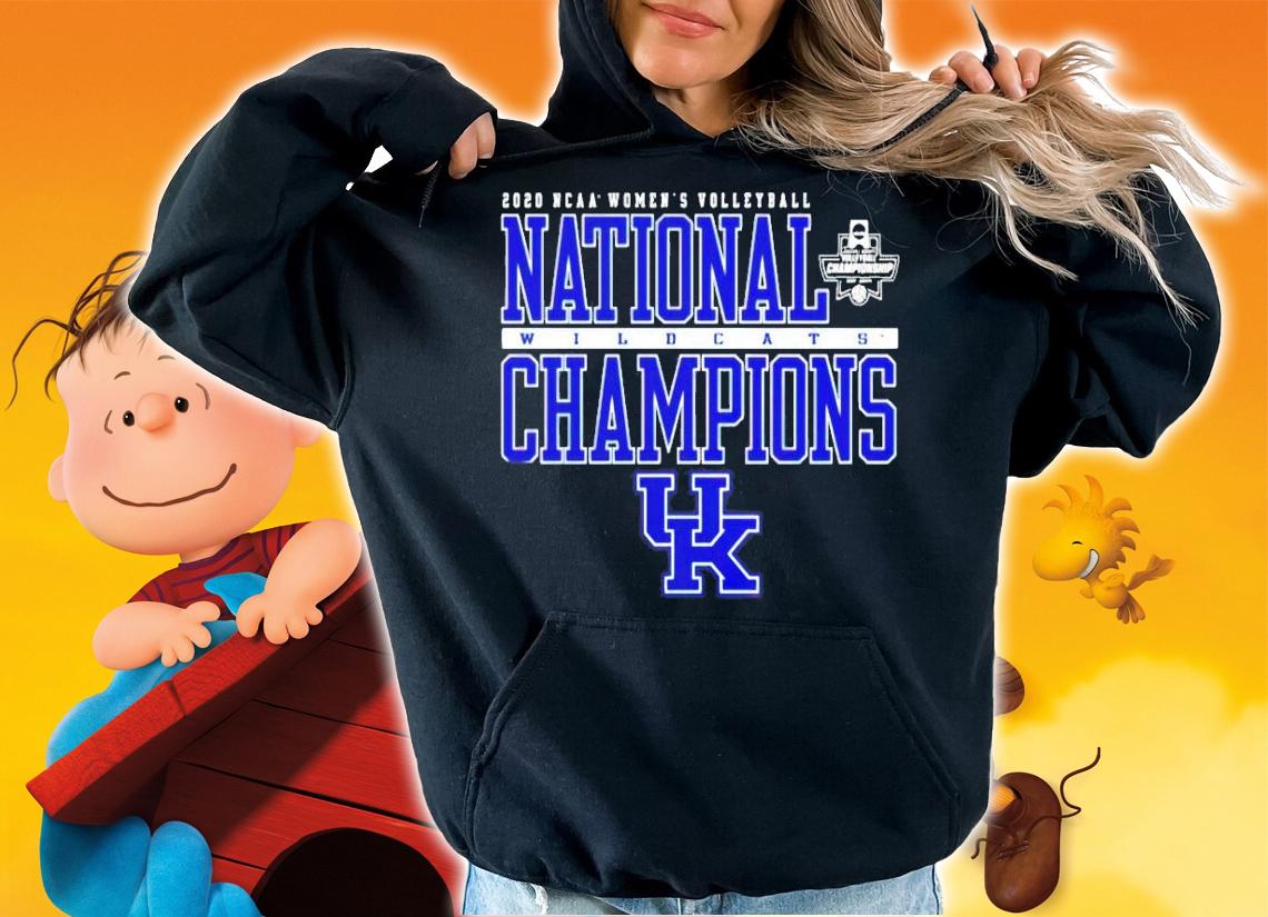 2020 NCAA women's Volleyball National Wildcats Champions UK shirt hoodie