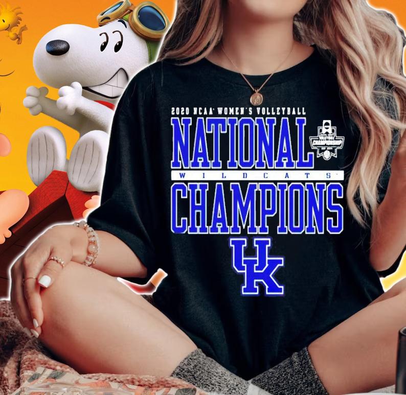 2020 NCAA women's Volleyball National Wildcats Champions UK shirt woman shirt