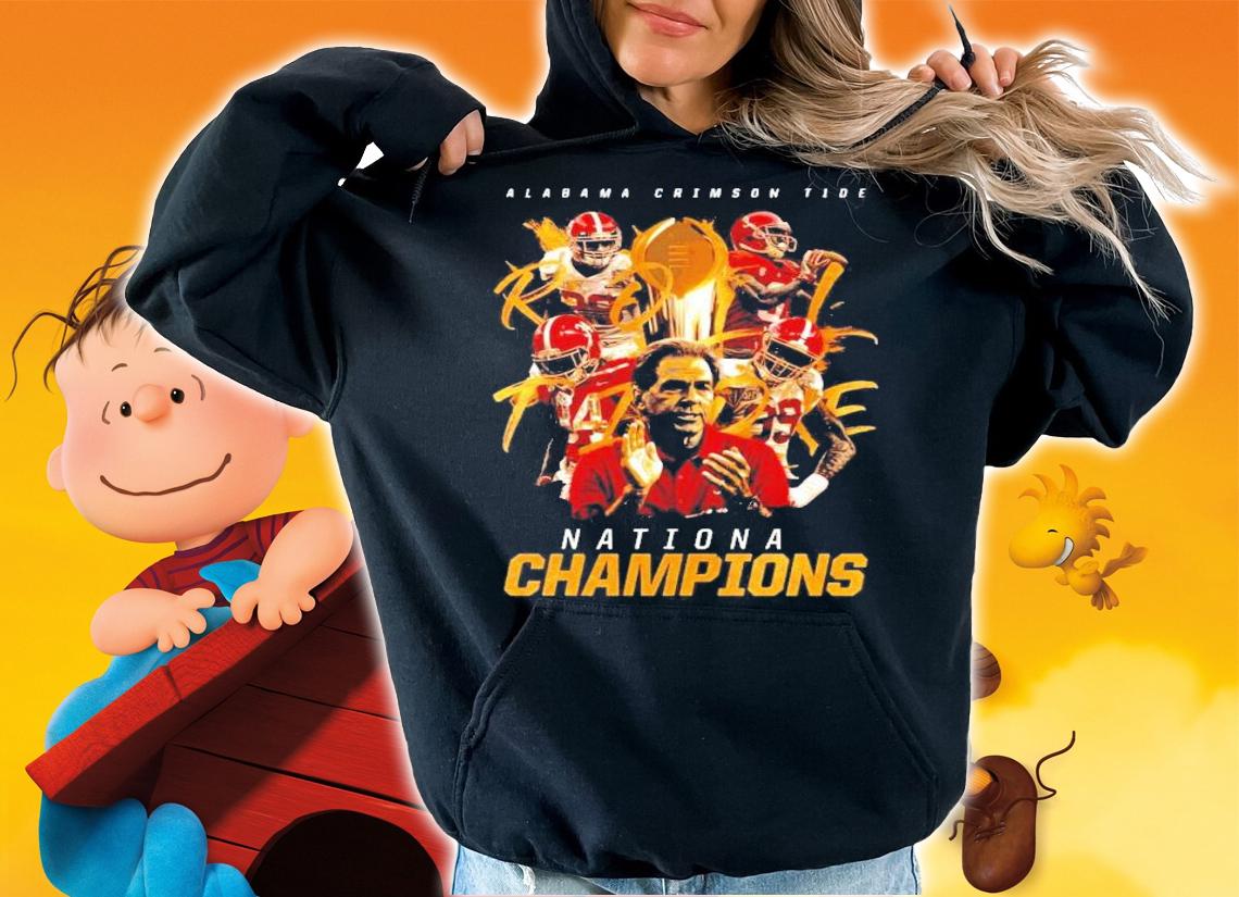 Alabama Crimson Tide Nationa Champions Roll Tide team t-shirt hoodie