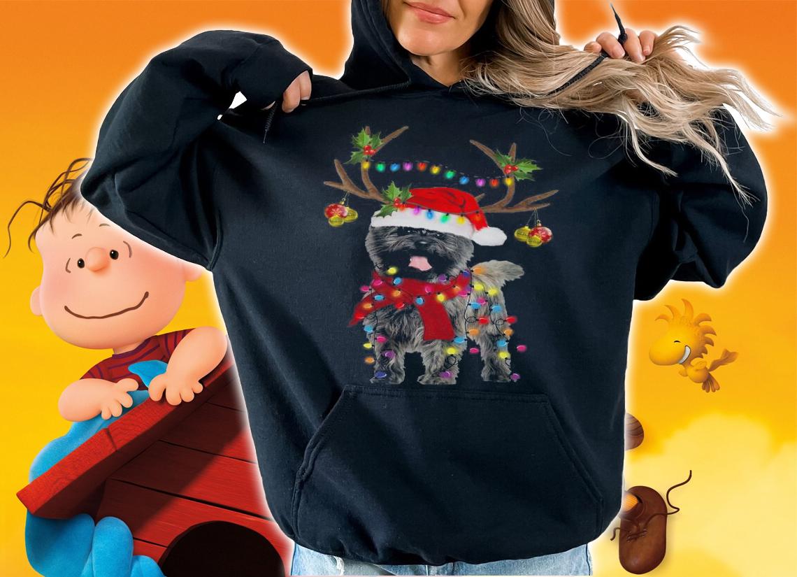 Cairn Terriers gorgeous reindeer Christmas sweater t-shirt hoodie