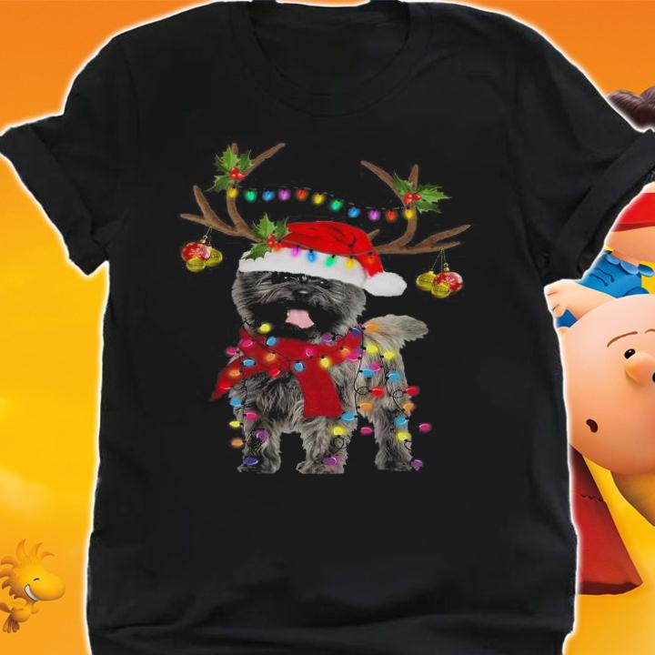 Cairn Terriers gorgeous reindeer Christmas sweater t-shirt shirt