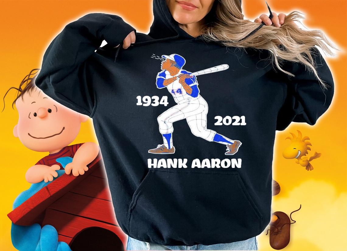 Hank Aaron 1934 2021 baseball shirt hoodie