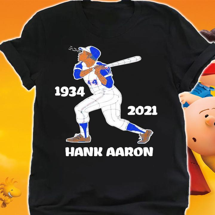 Hank Aaron 1934 2021 baseball shirt shirt