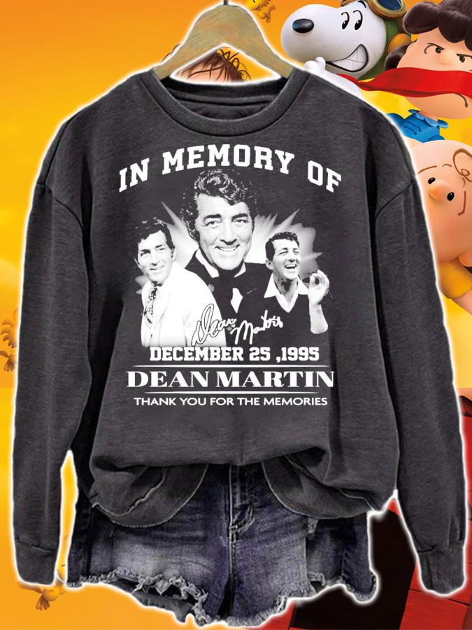 In memory of Dean Martin signature shirt