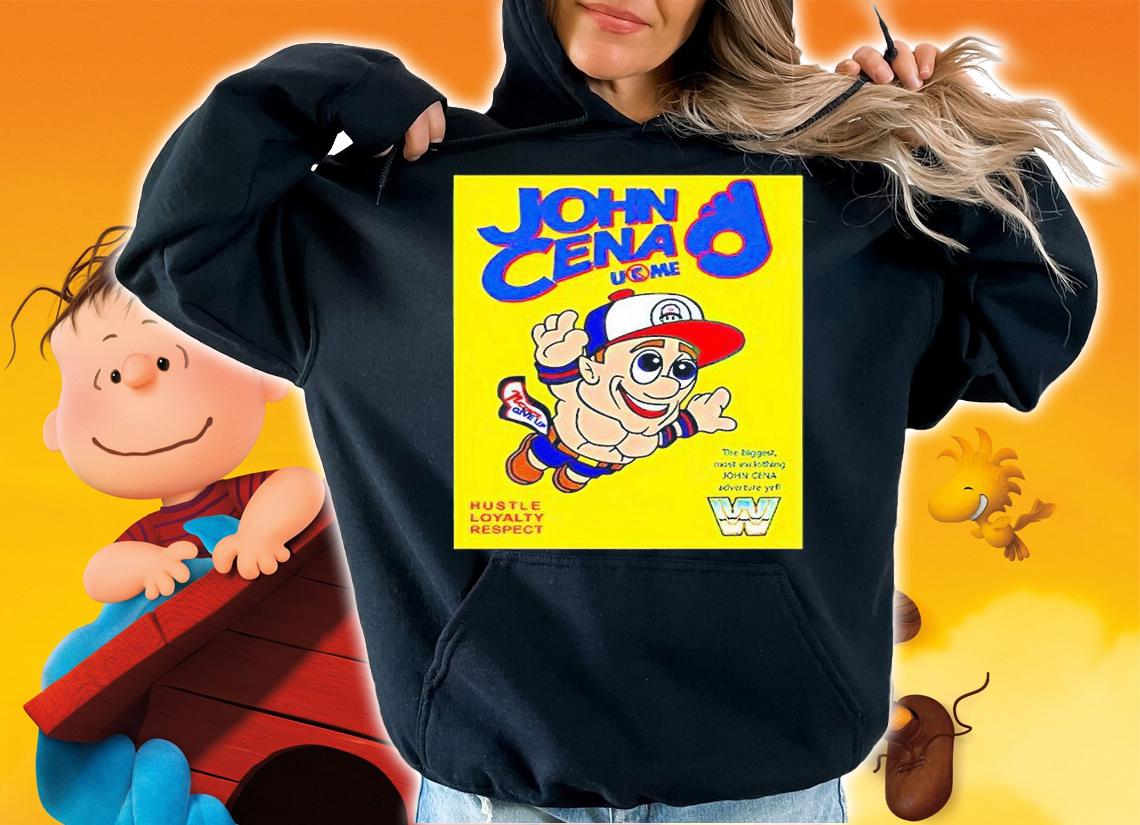 John Cena WWE Super Mario Bros 3 T-shirt hoodie
