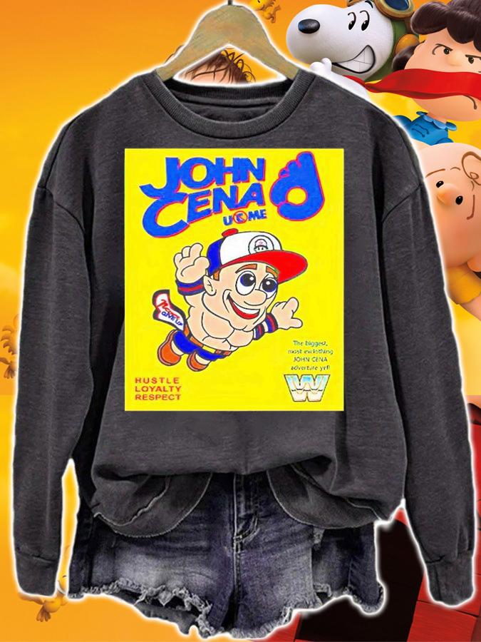 John Cena WWE Super Mario Bros 3 T-shirt sweatshirt