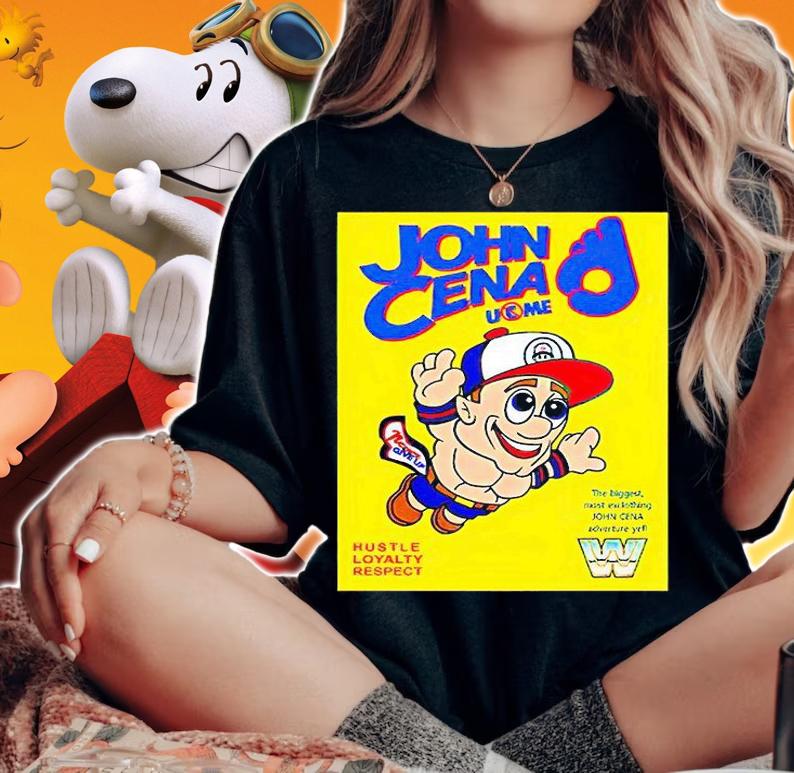John Cena WWE Super Mario Bros 3 T-shirt woman shirt