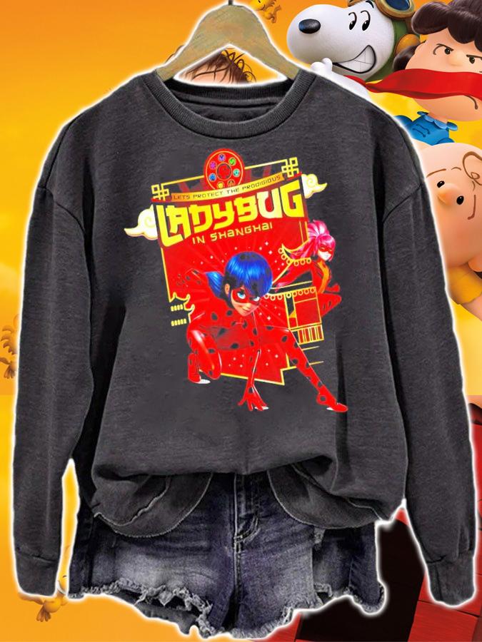 Miraculous Shanghai Ladybug and Ladydragon shirt sweatshirt
