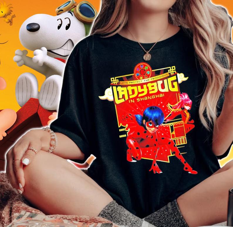 Miraculous Shanghai Ladybug and Ladydragon shirt woman shirt