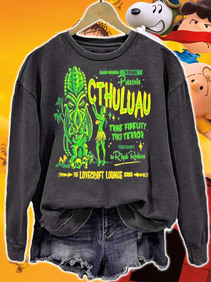 Presents Ctuluau true fidelity tiki terror shirt