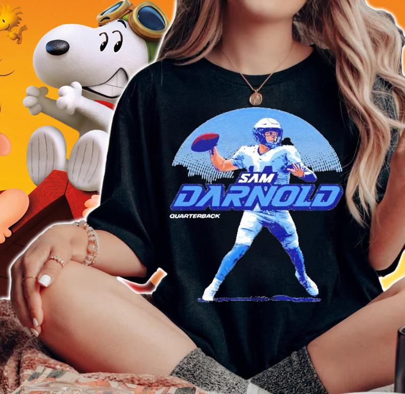 Sam Darnold Skyline Carolina Football Shirt woman shirt