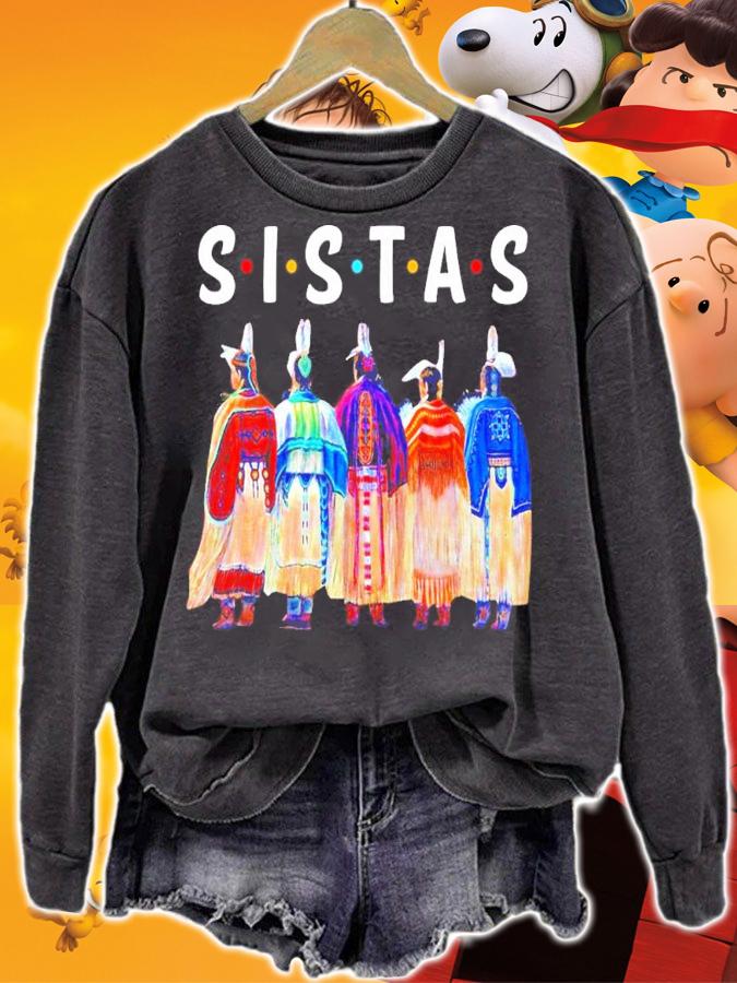 Sistas Native Womans American shirt sweatshirt