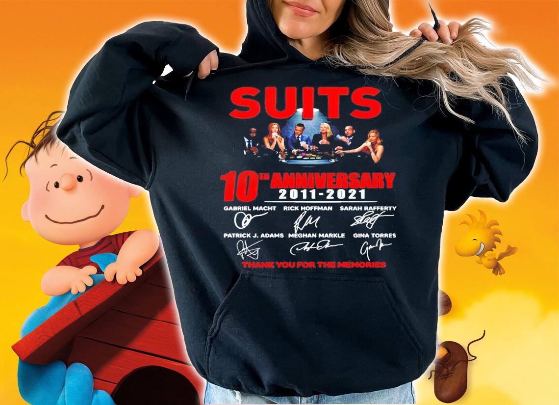 Suits 10th anniversary 2011-2021 signature shirt