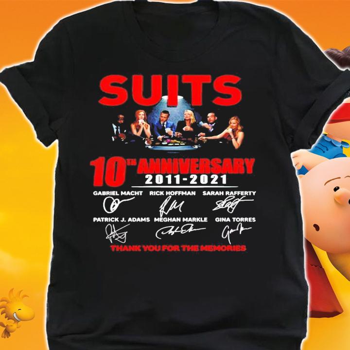 Suits 10th anniversary 2011-2021 signature shirt