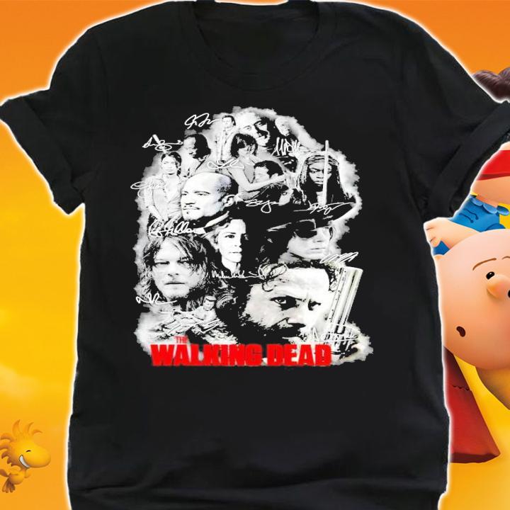 The Walking Dead signature shirt shirt