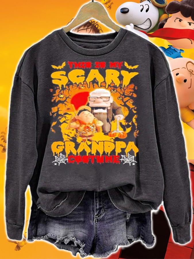 This is my scary grandpa costume Halloween shirt