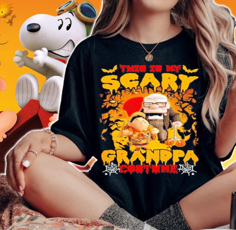 This is my scary grandpa costume Halloween shirt