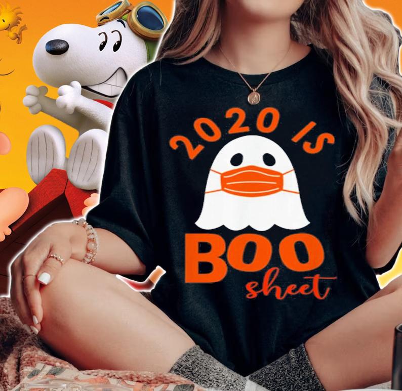 2020 Boo Sheet Halloween t-shirt woman shirt