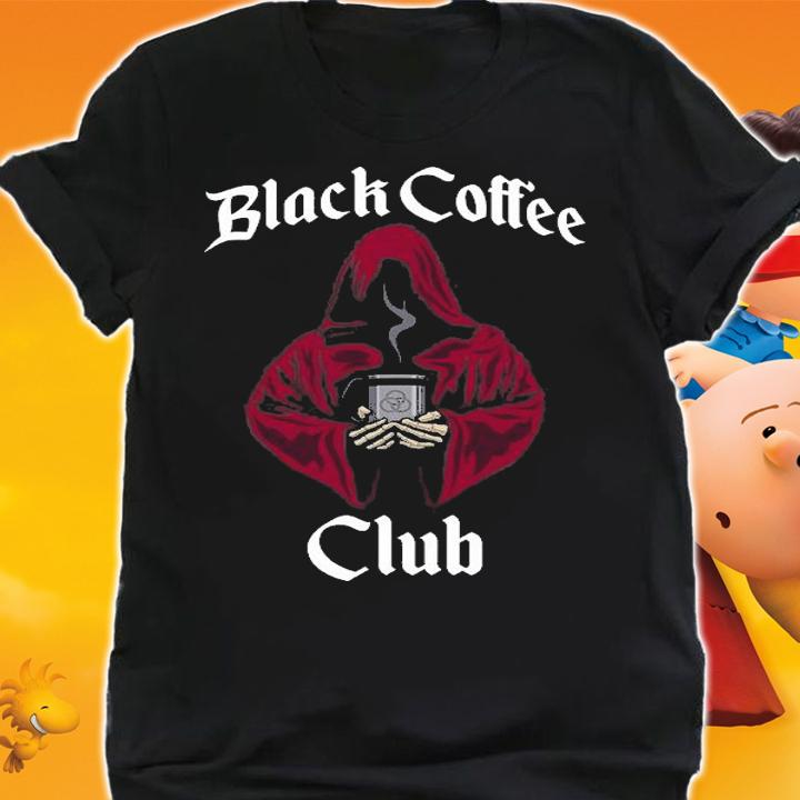 Grim Reaper Black Coffee Club shirt