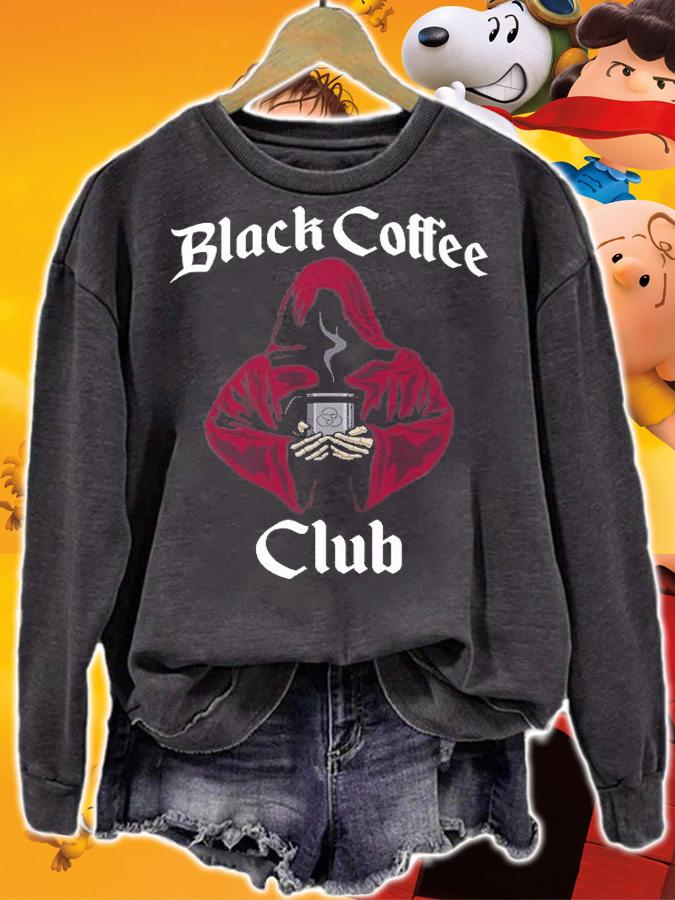 Grim Reaper Black Coffee Club shirt
