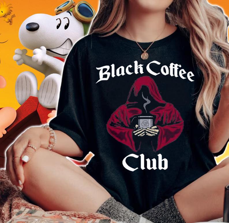 Grim Reaper Black Coffee Club shirt
