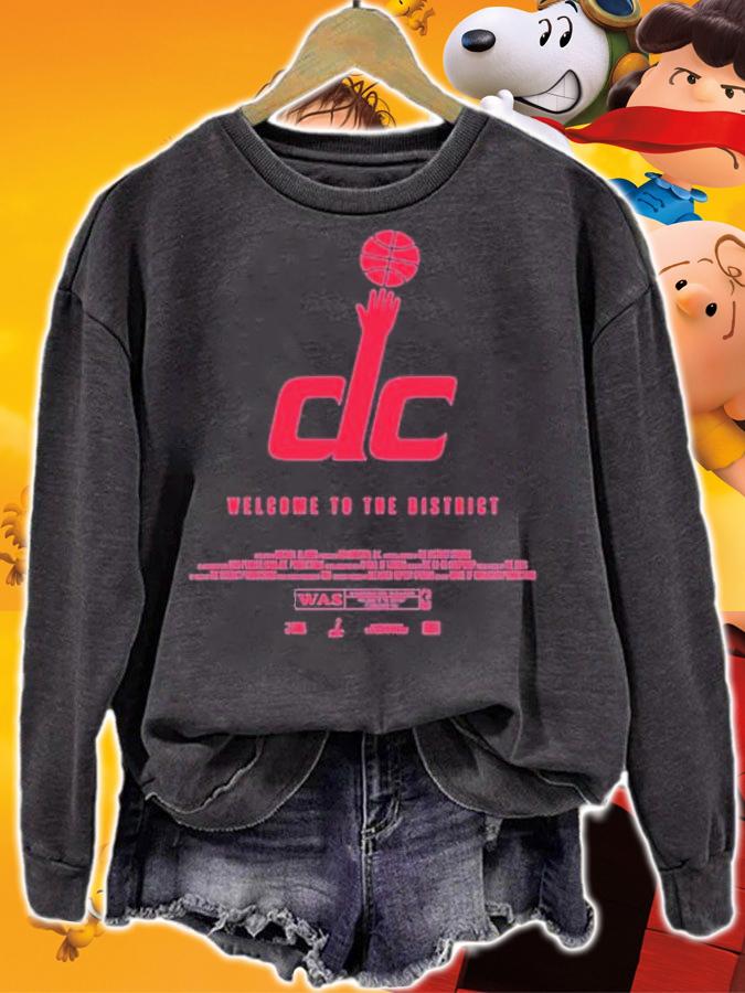 Washington Wizards Welcome to the district shirt sweatshirt