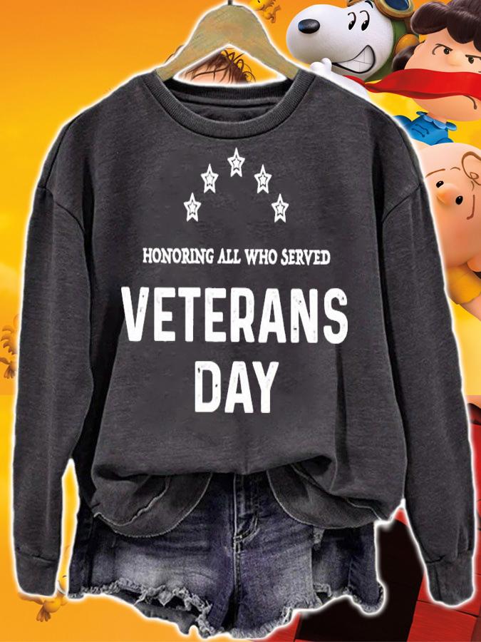 Honoring all who served Veterans day shirt sweatshirt