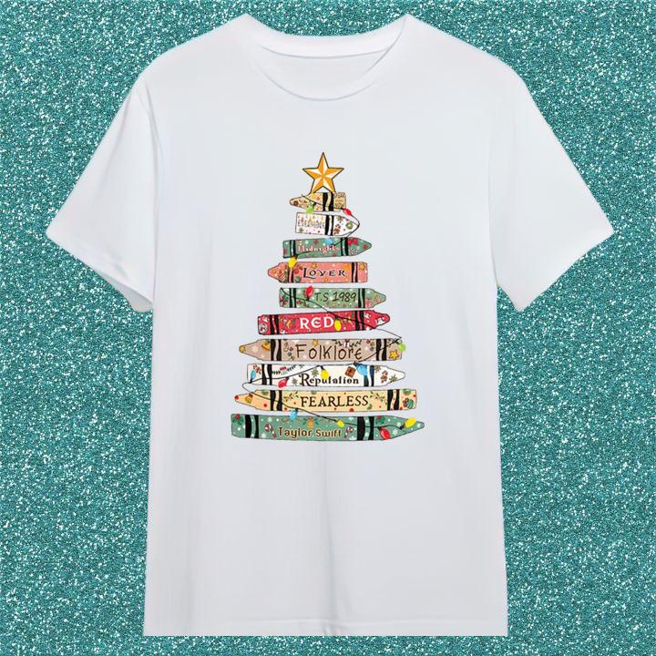 Taylor Swift Eras Christmas Album Swiftmas T-Shirt – Perfect Holiday Gift