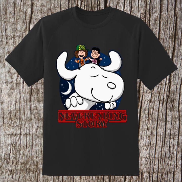Personalized Neverending Story Dustin And Suzie Stranger Things Snoopy T-Shirt