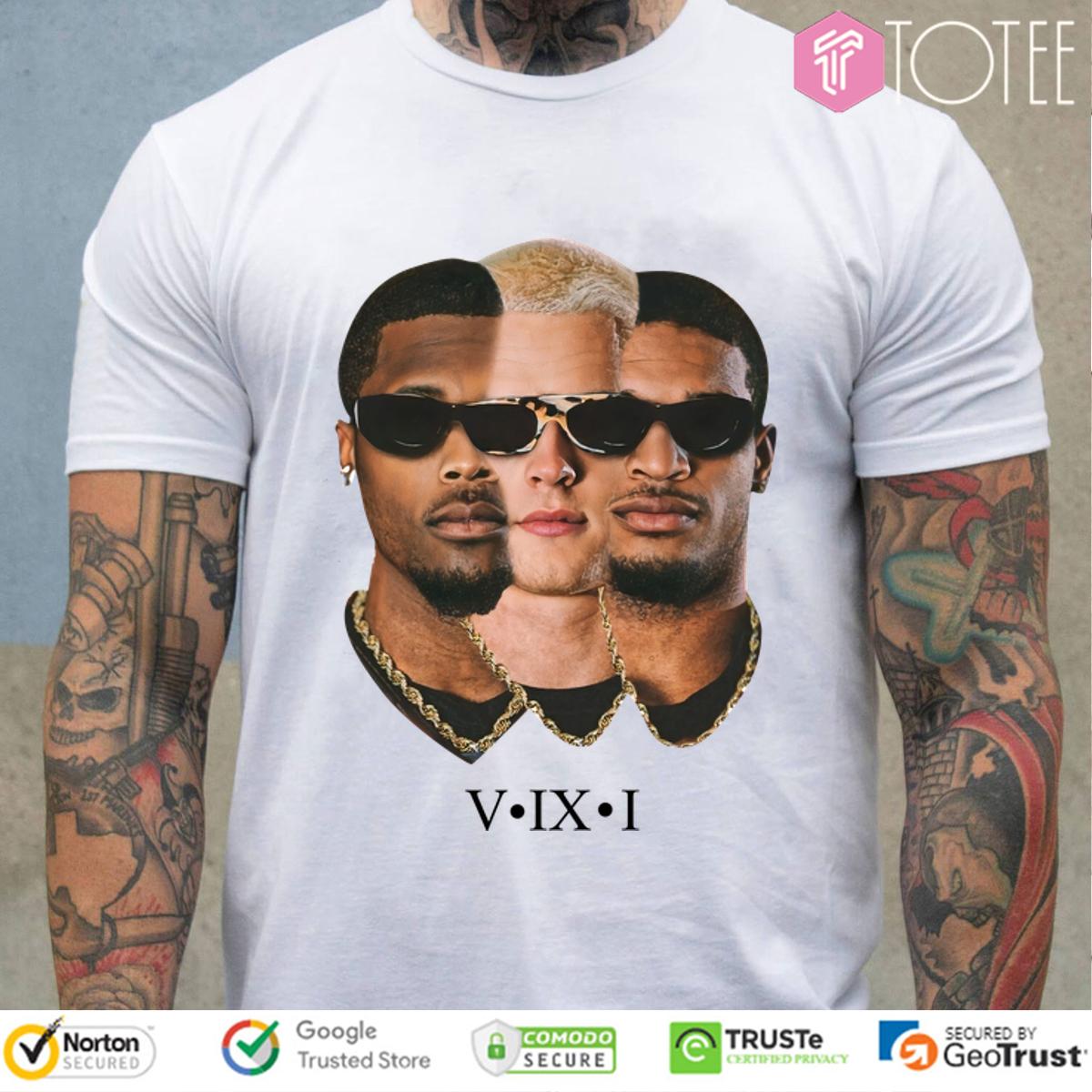 Cincinnati Bengals Jamarr Chase Joe Burrow Tee Higgins V-Ix-I Shirt 