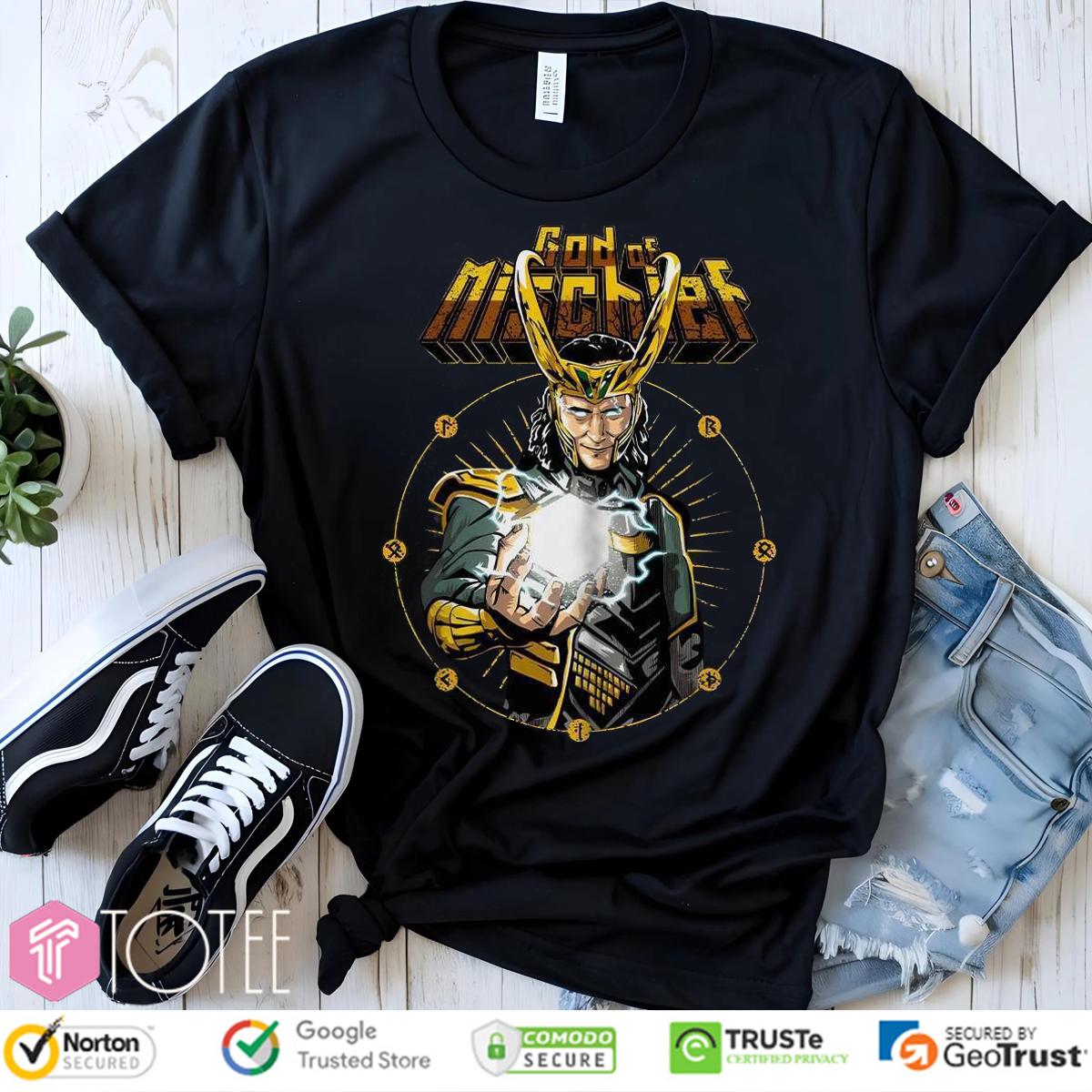 Loki God Of Mischief Marvel Vintage T-Shirt