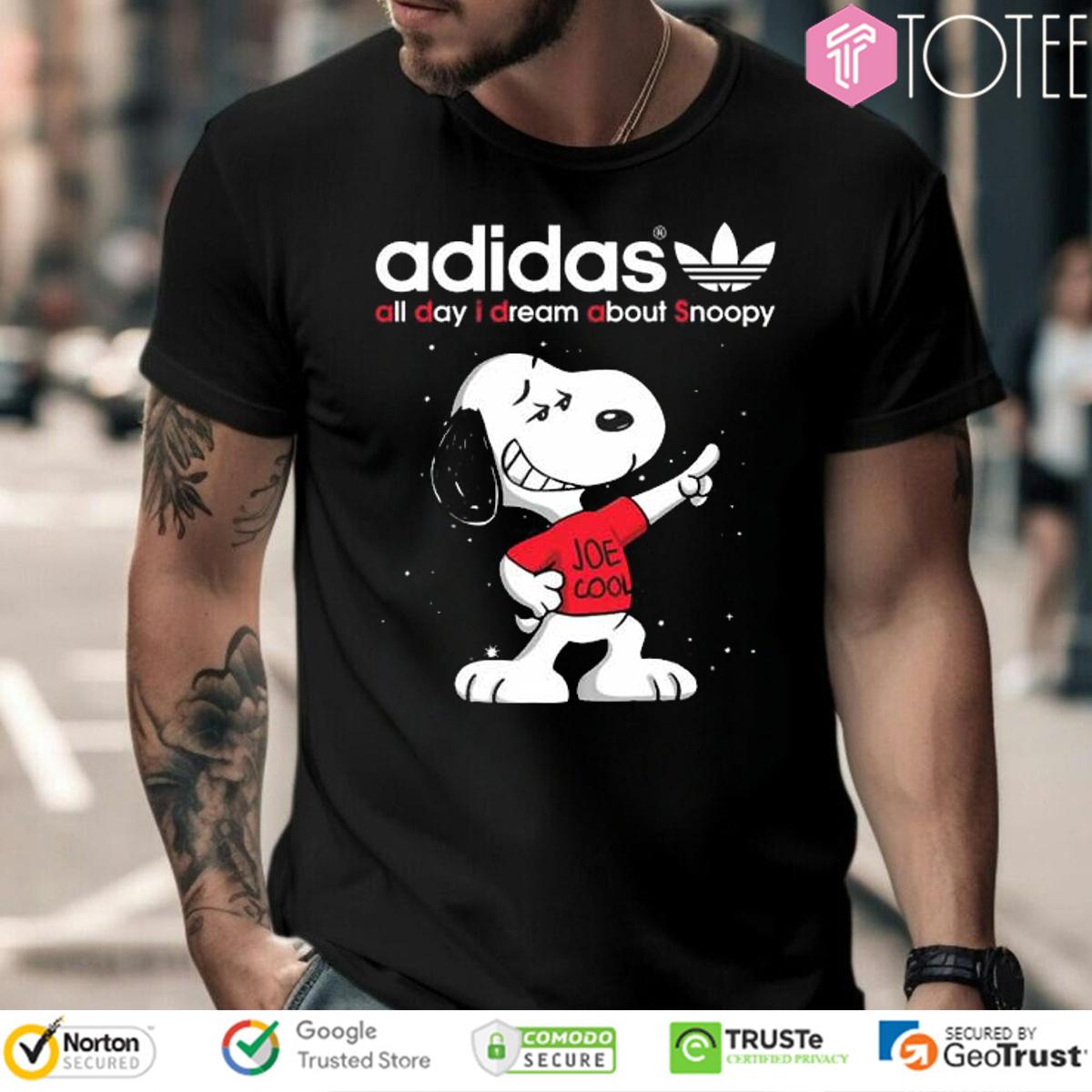 Adidas All Day I Dream About Snoopy Joe Cool T-Shirt