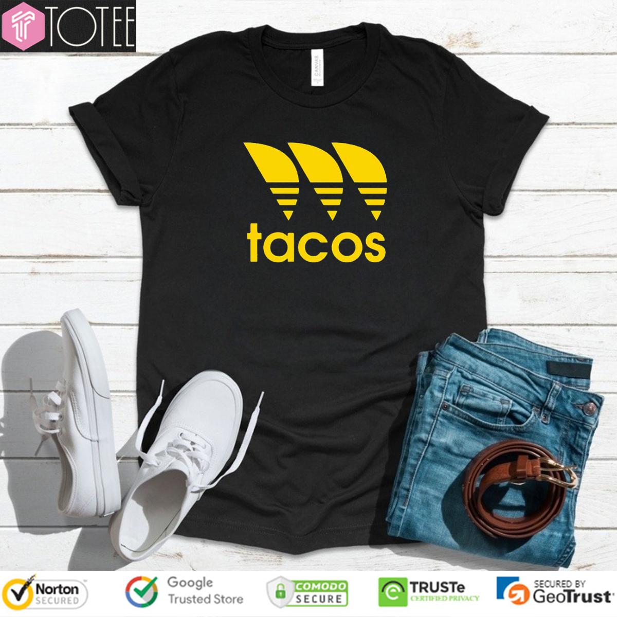 Tacos Parody Adidas Logo T-Shirt