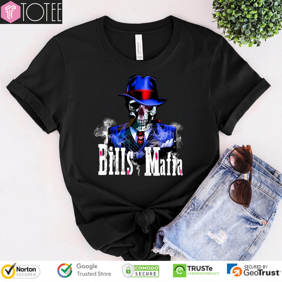 Bills Mafia Skull Shirt: Show Your Bills Pride & Dominate Game Day!