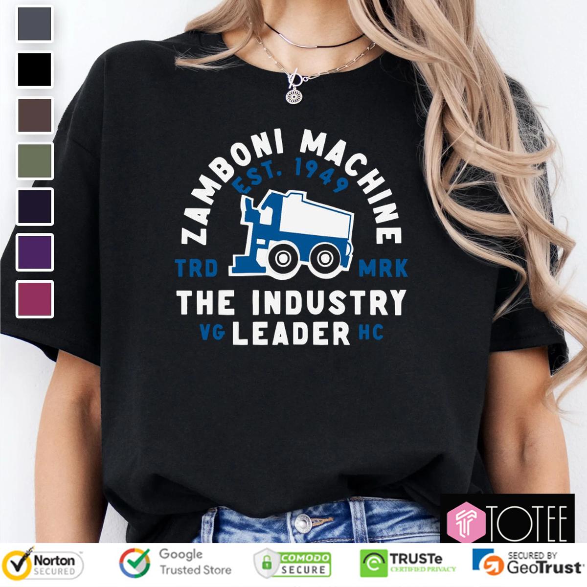 Zamboni Machine The Industry Leader T-Shirt