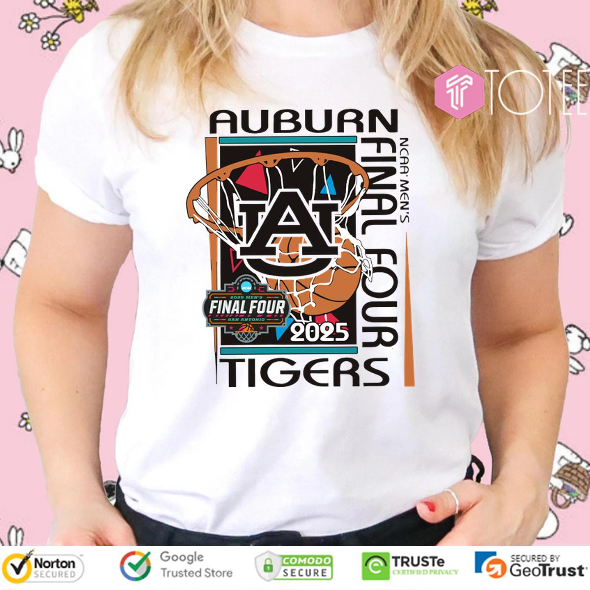 Auburn Basketball 2025 Mens Final Four Retro Shirt 