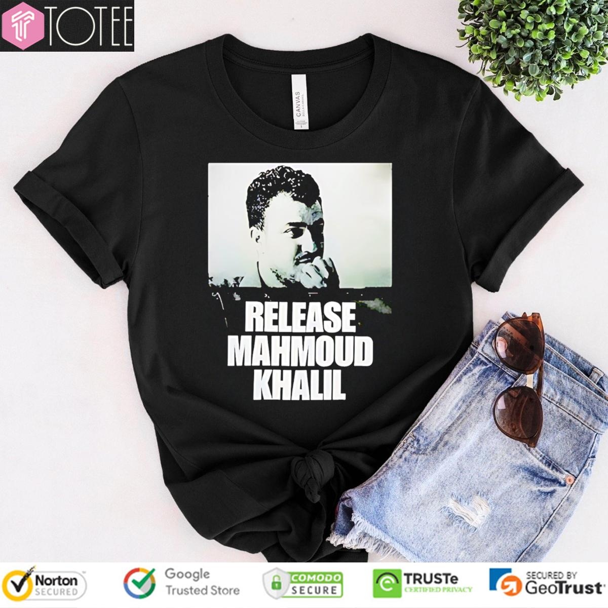 Release Mahmoud Khalil T-shirt